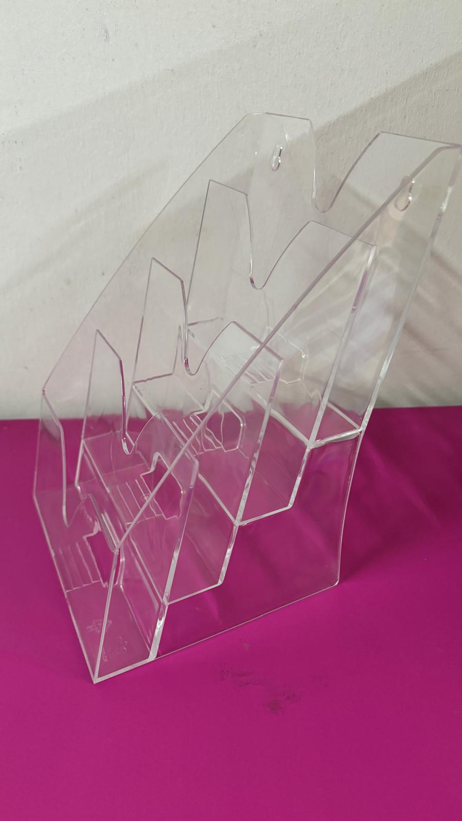 Acrylic 4 Tier Brochure Holder A5